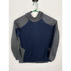 Under Armour Men's ColdGear Reactor Hoodie Fleece Pullover 1350947 2XL Blue Gray